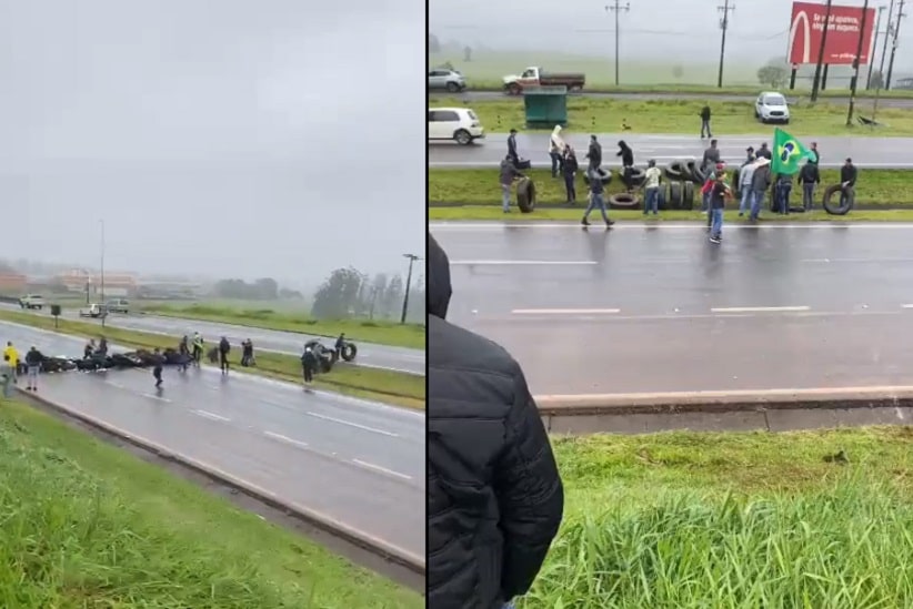 Manifestantes Bloqueiam Rodovias Em Foz Do Igua U E No Oeste Do Paran