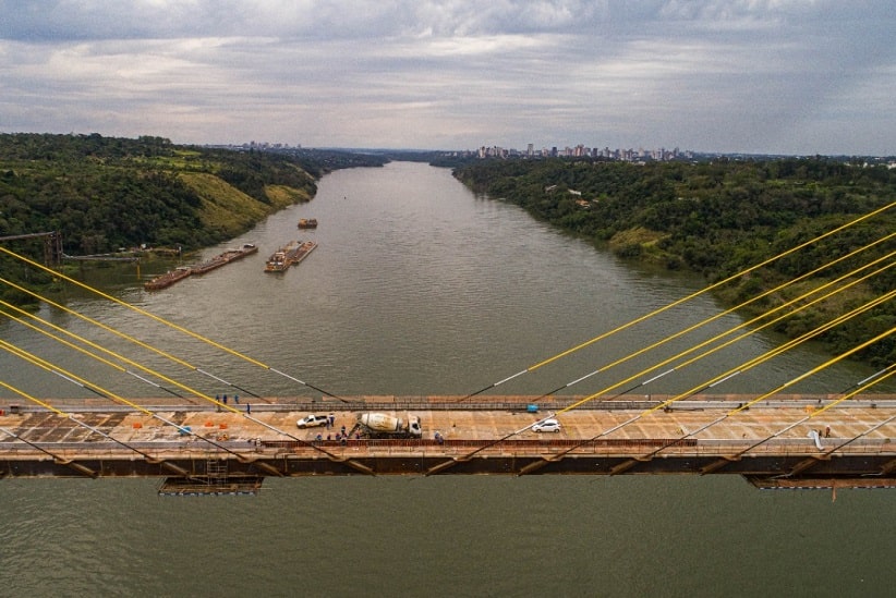 Ponte da Integração BrasilParaguai terá teste de carga em novembro H2FOZ