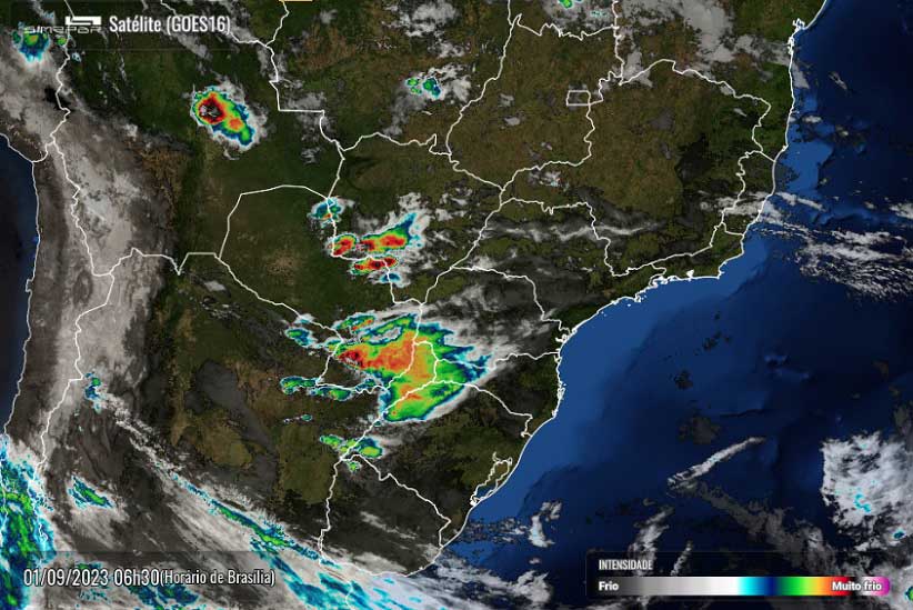 Meteorologia emite alerta de tempestade para Foz do Iguaçu