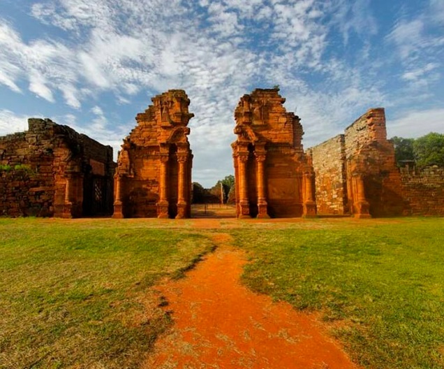 Ruínas jesuíticas de San Ignacio Miní, patrimônio da Humanidade. Imagem: Gentileza/Unesco