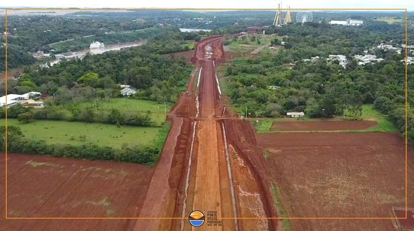 Panorama da Perimetral Leste no trecho próximo à Ponte da Integração. Imagem: Supervisão de Obras/Consórcio Ponte