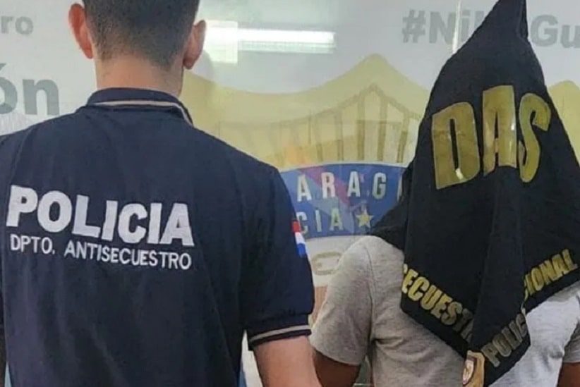 Homem foi localizado por agentes do Departamento Antissequestros. Imagem: Gentileza/Polícia Nacional do Paraguai