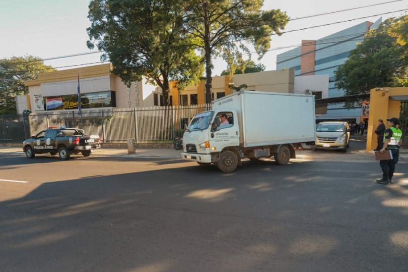 Transporte das urnas e materiais de votação terá escolta policial em todo o trajeto. Imagem: Gentileza/TSJE