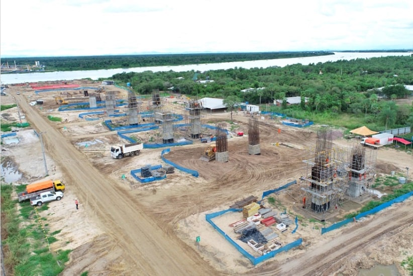 Ponte fará parte da Rodovia Bioceânica, que atravessará o Chaco paraguaio. Imagem: Gentileza/Itaipu Binacional