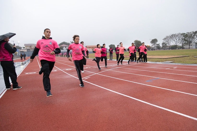 Instituto de Atletismo de Foz do Iguaçu desenvolve atividades no local. Foto: Thiago Dutra/PMFI