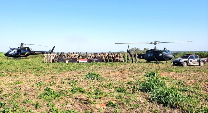 Equipes que participaram da 38.ª edição da Operação Nova Aliança. Foto: Gentileza/Senad