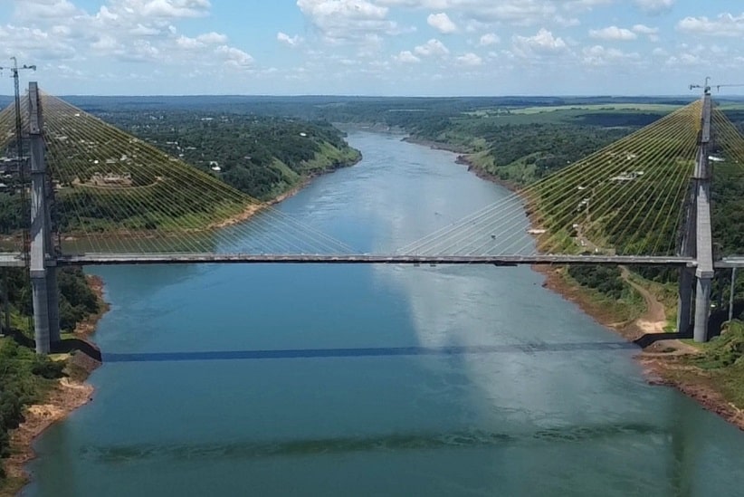 Data de inauguração da Ponte da Integração Brasil-Paraguai ainda não foi definida. Foto: Gentileza/Consórcio Ponte