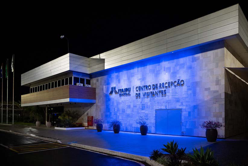 Centro de Recepção de Visitantes será um dos pontos iluminados. Foto: Rafa Kondlatsch/Itaipu Binacional