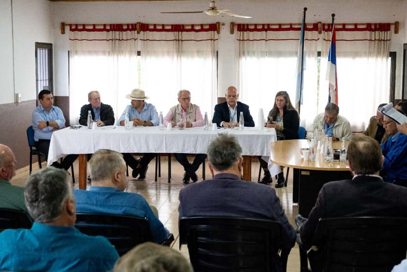 Panorama da reunião ocorrida na sede do Poder Legislativo em Andresito. Foto: Gentileza/Prefeitura de Andresito