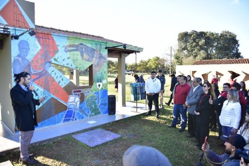 Artistas foram selecionados no concurso Explayarte, promovido pela diretoria paraguaia de Itaipu. Foto: Gentileza/Itaipu Binacional