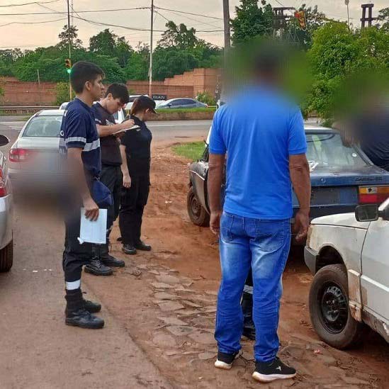 Veículos adulterados normalmente são antigos e estão em péssimo estado de conservação. Foto: Gentileza/Prefeitura de Puerto Iguazú