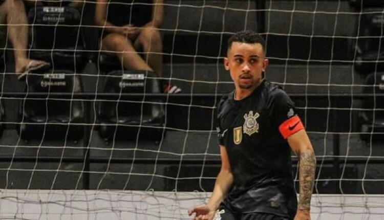 Biel foi capitão da equipe sub-20 do Corinthians. Foto: Gentileza/Corinthians Futsal