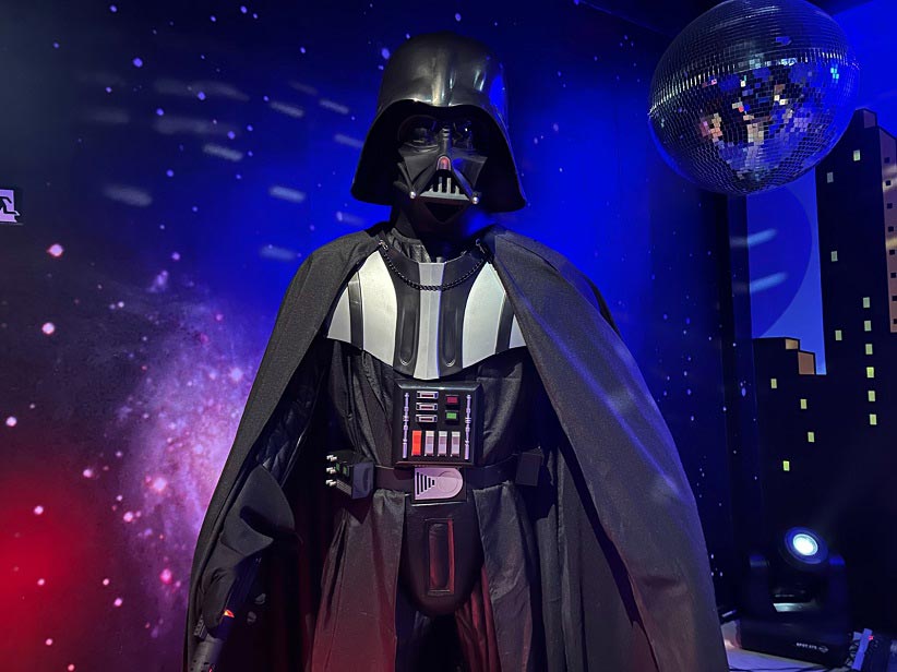 Darth Vader é uma das novas caras (máscaras) do Museu de Cera. Foto: Gentileza/Assessoria