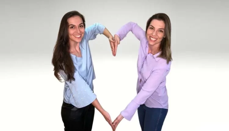 As irmãs Izabelle e Kathlen Ferrari, idealizadoras do projeto Paixão por Histórias, foto: divulgação