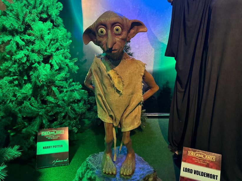 Elfo Dobby é uma das novidades de 2024 no Museu de Cera. Foto: Gentileza/Assessoria
