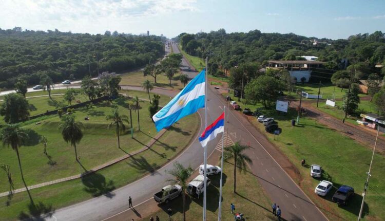 Concentração está marcada para a rotatória de acesso à cidade, a partir das 17h. Foto: Gentileza/Prefeitura de Puerto Iguazú (Arquivo)