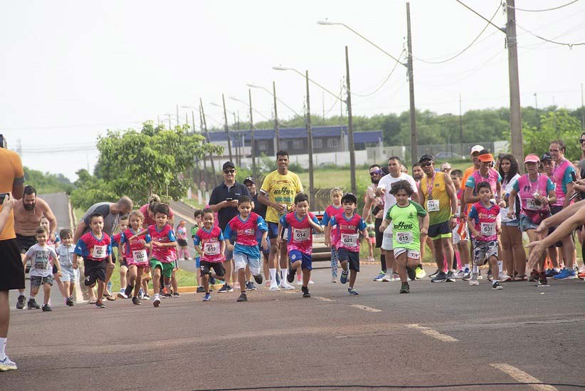 Corrida e Caminhada da Mulher é um dos poucos eventos com prova infantil em Foz do Iguaçu. Foto: Gentileza/Assessoria