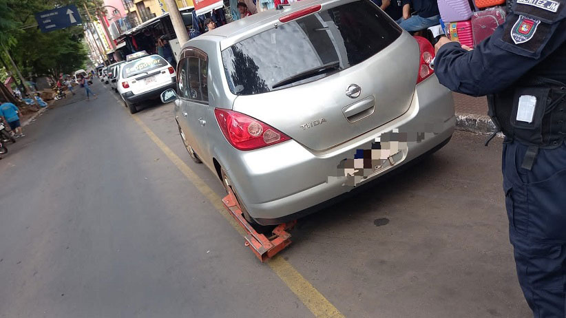 Maioria das postagens faz referência a estacionamento irregular. Foto: Gentileza/Prefeitura de Ciudad del Este